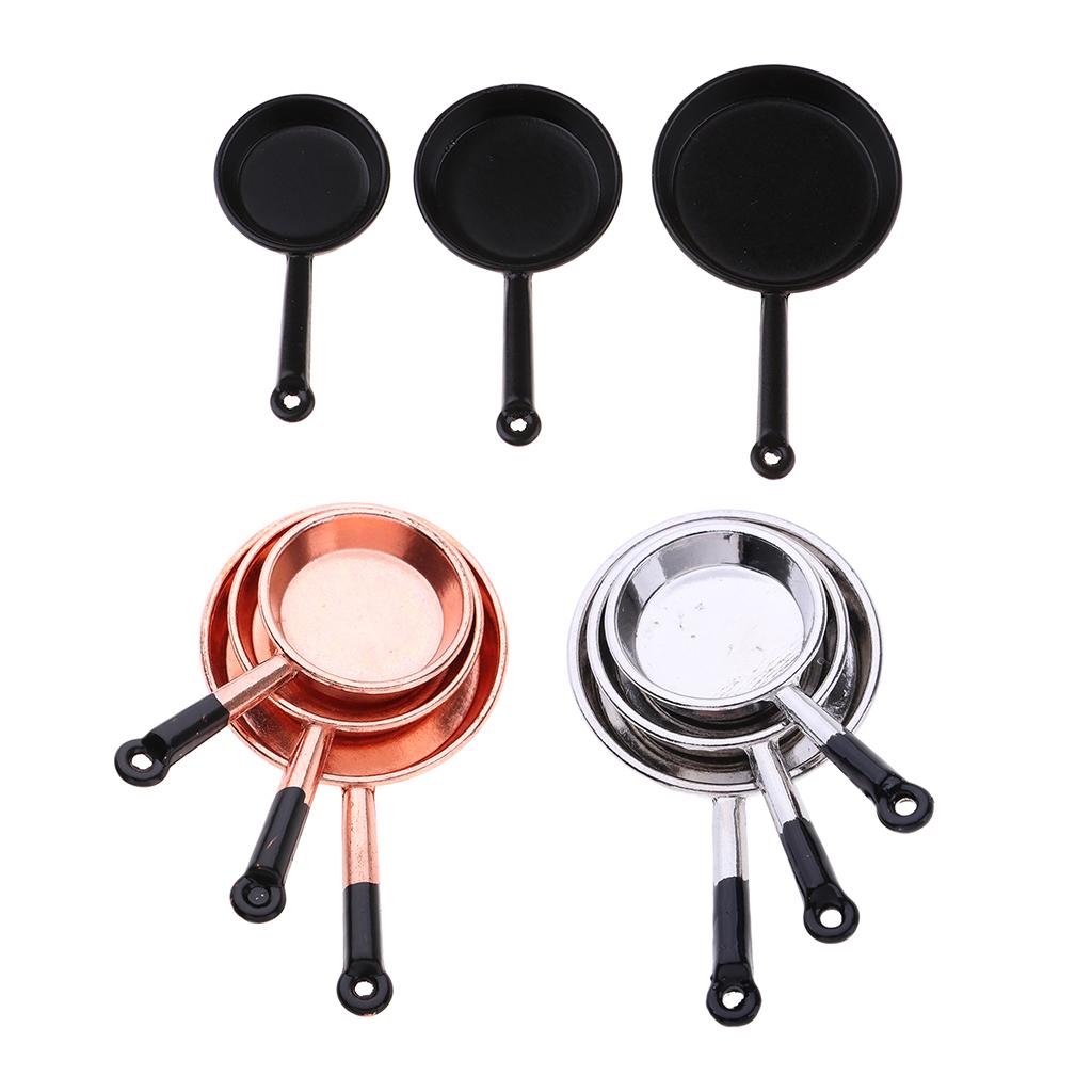 Set Miniature Pots And Pans Utensils/12 Ornaments