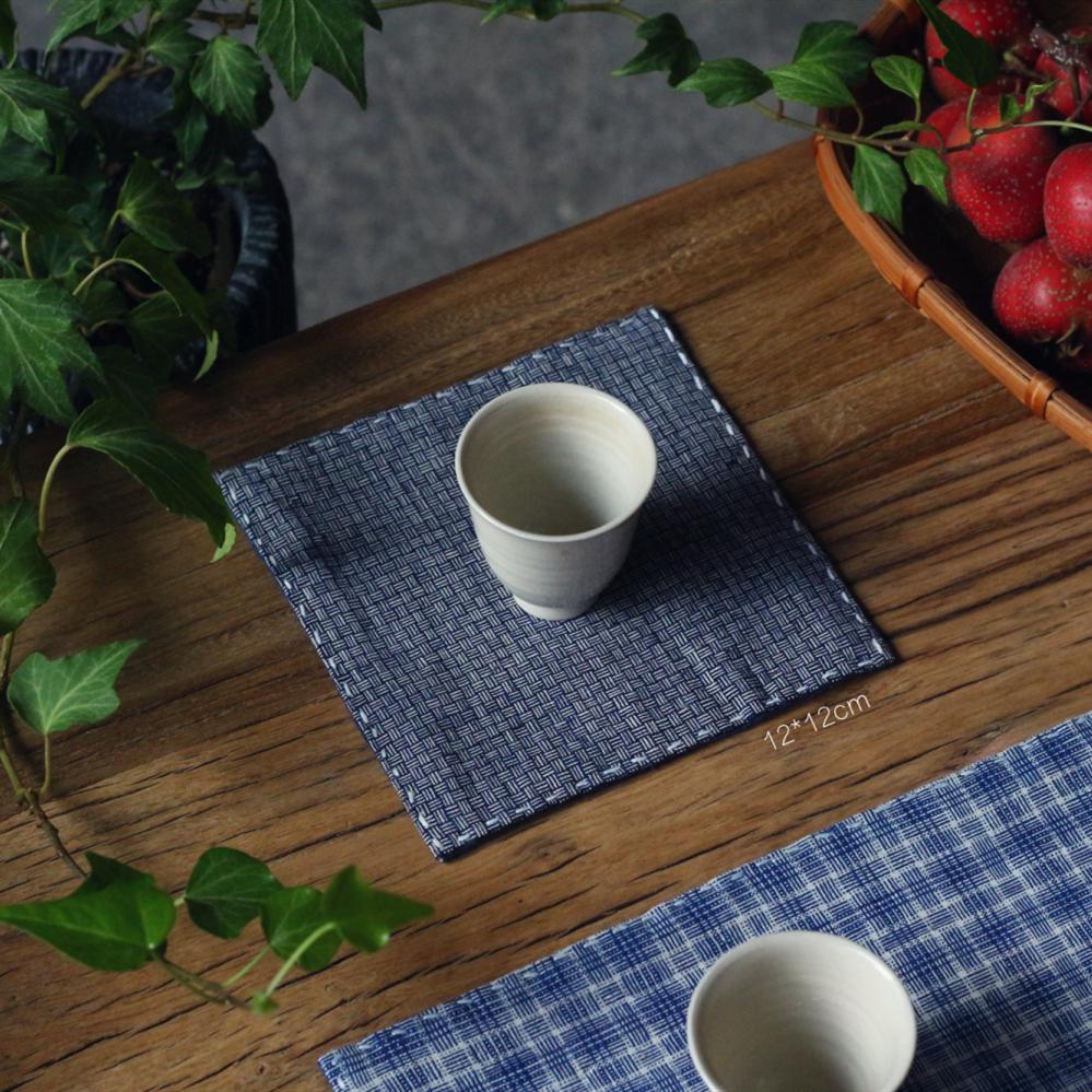 Handmade Vintage Coarse Cloth Tea Mat - Chinese Zen Style