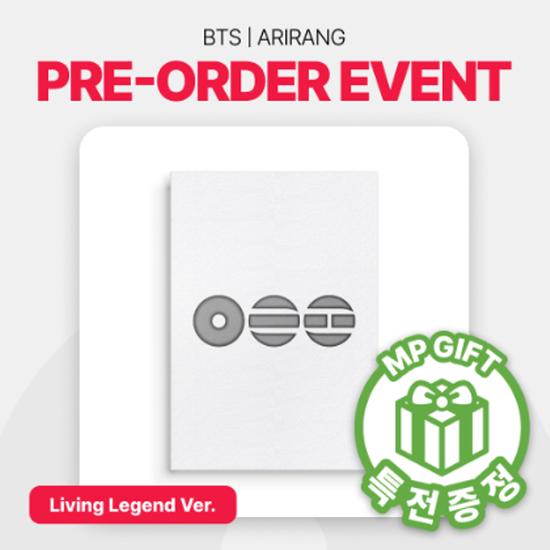 BTS ARIRANG 5th Full Album Set (2 Versions) + Living Legend Ver. + Weverse Albums Ver.(Can Select Individual Options)