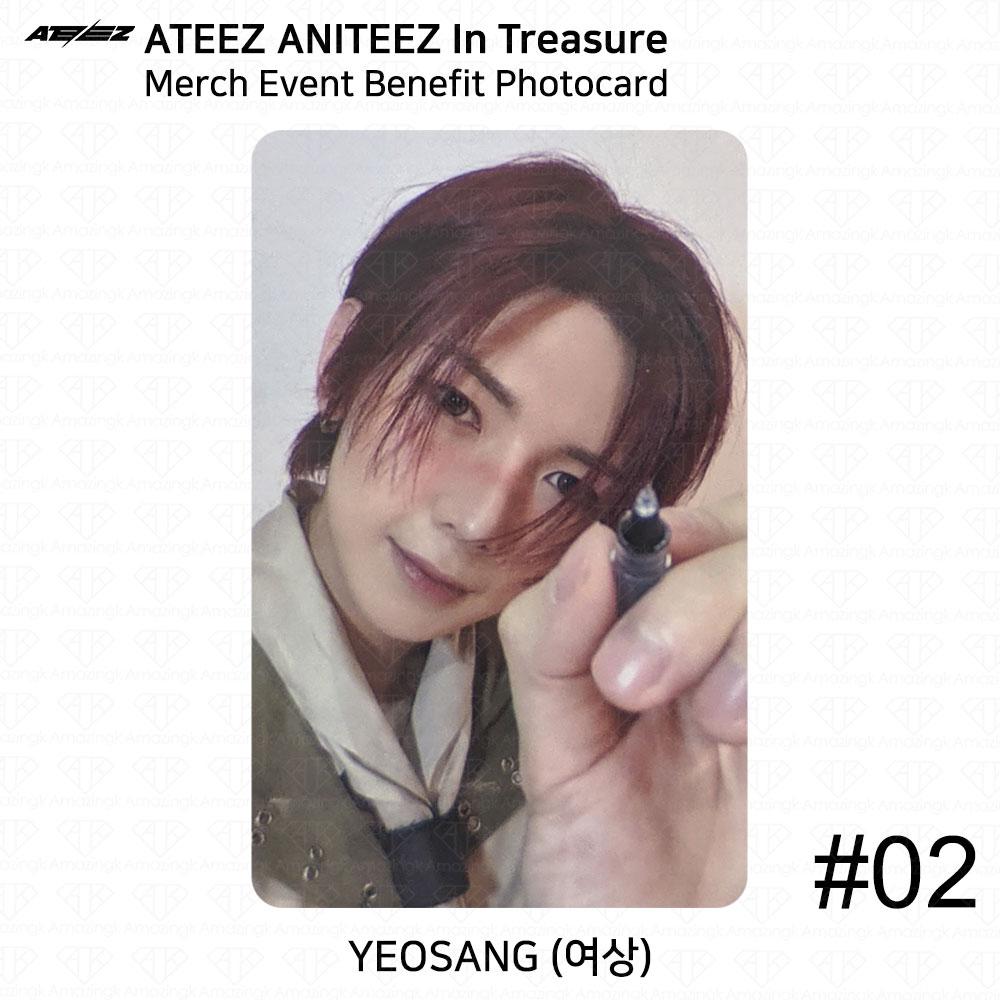 

ATEEZ ANITEEZ In Treasure Merch Benefit Фотокарта Sticon Stamp Event KPOP K-POP Yeosang MerchBenefit #2