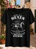 Graphic with Witch Riding a Horse and German Nicht Alle Hexen Fliegen Auf Einem Besen Gothic Tee Unisex All T-Shirt