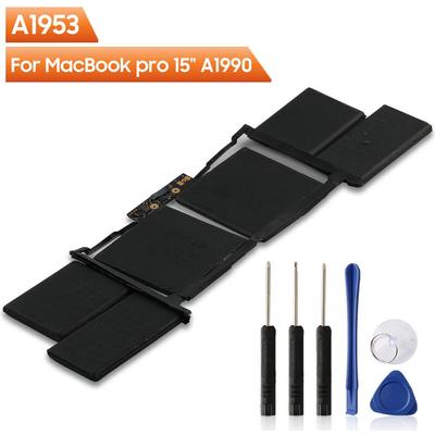 Replacement Laptop Battery A1953 For MacBook Pro 15" A1990 2018 2019 7336mAh with Tools