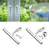 Stainless Shower Squeegee Cleaner Wiper Scraper Glass Cleaning Tools Water Blade for Cleaning Car Windows Shower Mirror