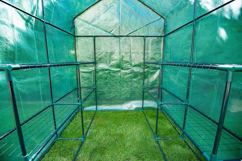 Greenhouse 143*143*195 Cm, Pe Foil 135G, Metal Construction - T N15-911