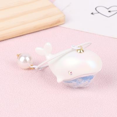 Legrační přívěsek na klíče s delfínem a kapalinou na klíče od auta Přívěsek na klíče Kawaii Velryba House Dívčí kabelka Přívěšky na klíče Šperky Dárky