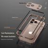 iPhone 17 Pro Max Clamshell Metal Frame Case with Heat Dissipation and Drop Protection