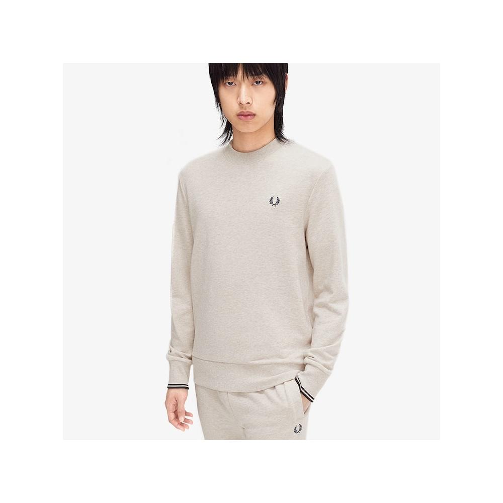 Fred Perry [baseline] Crewneck Sweatshirt   Porridge Afpm2437535 W50 qzgAfpm2437535 W50
