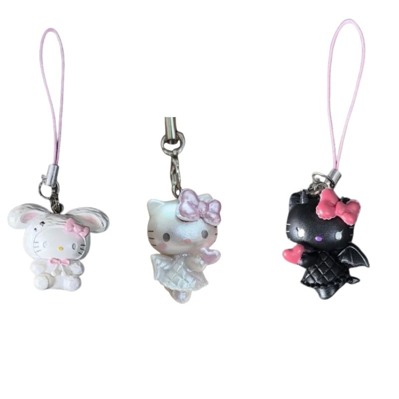 

Sanrio Милый и очаровательный кулон-шнурок Hello Kitty для чехла телефона iPhone Samsung Huawei Xiaomi Мешочек для девочек Подвеска на брелок для ключей автомобиля USB-накопитель Подвесная веревка