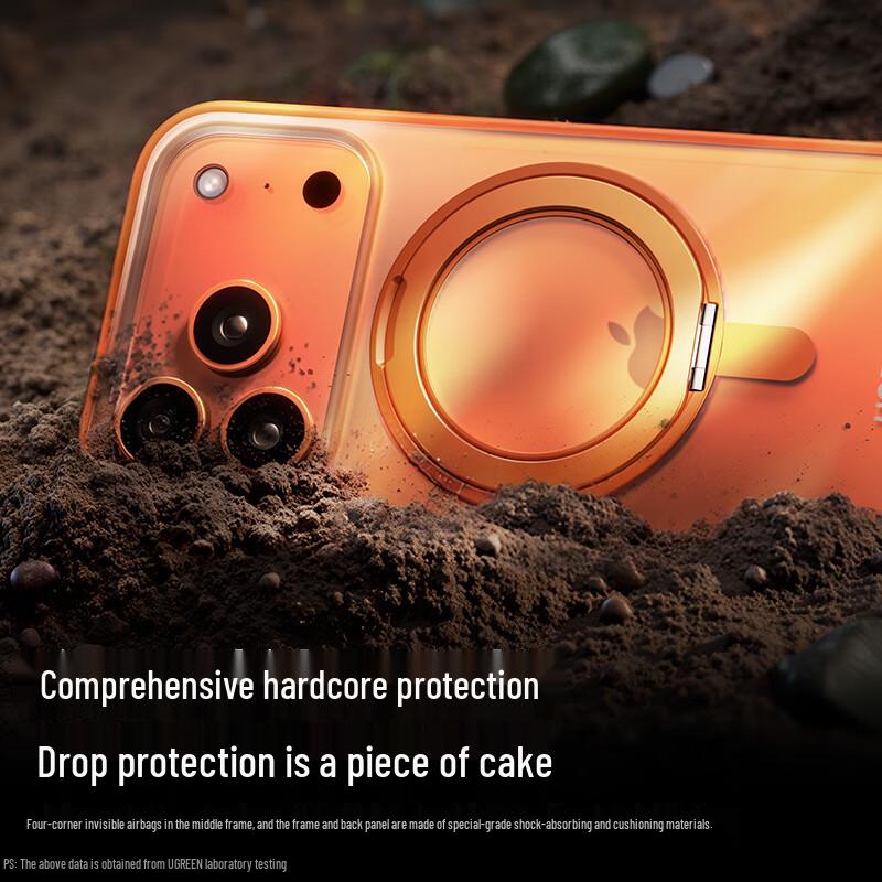 Ugreen iPhone 17 Pro Max Magnetic Case with 360° Rotating Kickstand