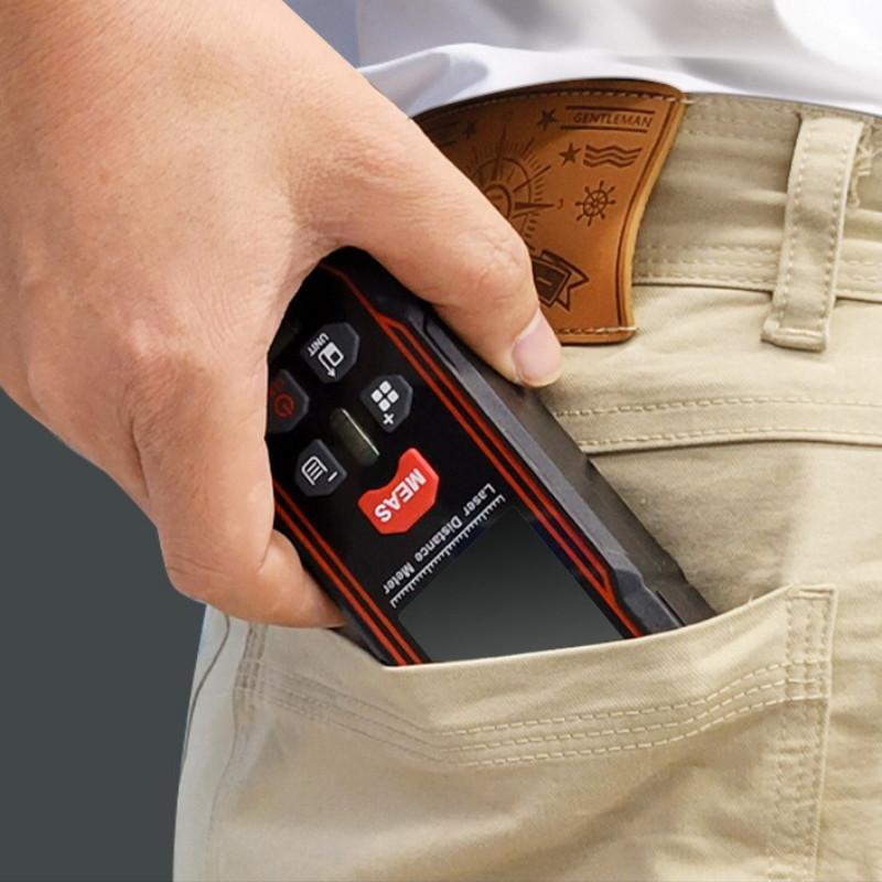 NF-270 Portable Infrared Measurement Handheld Red Light Laser Rangefinder Electronic Ruler HD large screen Measuring Tool