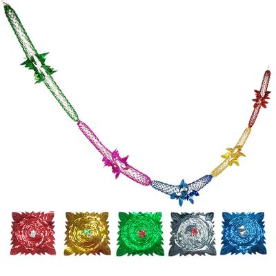 Weihnachtsfoliengirlande Festival Hängende Lametta Deckenhängende Lametta Deckenhängende Weihnachtsgirlande Weihnachtsfeierdeko