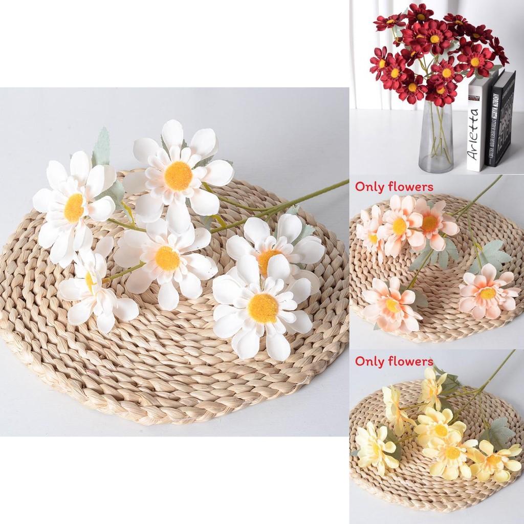 Silk Mimic Sunflower And Daisy Flowers Bundle For Event Decorations With Craft Technique Perfect For Photography And Home Decor