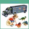 Valigetta Trasportino Camion Dinosauro Vivace e Figure di Dinosauri per Bambini Regalo di Natale Delizia
