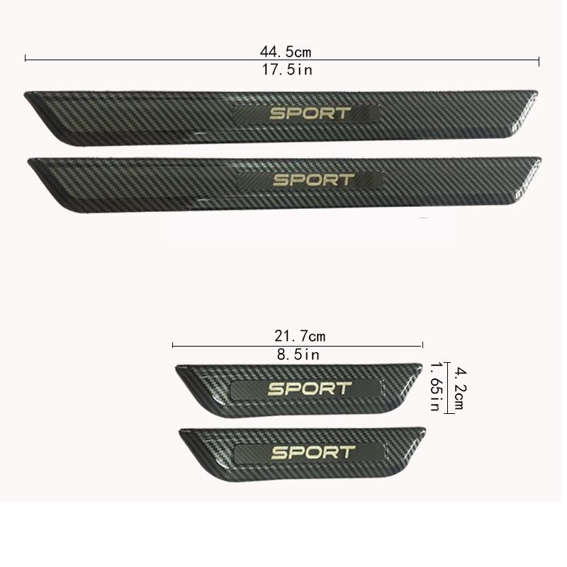 Blister-Resistant Car Door Sill Protector Anti-Stepping Sticker for SPORT.