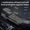 For iPhone 15 Pro Max Case Camshield Kickstand TPU+PC Anti-Slip Phone Cover