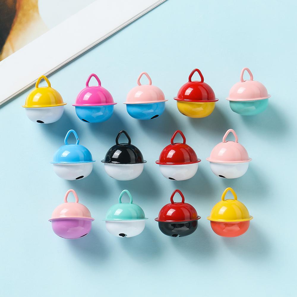 5pcs/lot Metal Bells Jingle Bell Loose Beads for Home Christmas-Tree Decoration Crafts DIY Handmade Earrings Pendants Accessorie