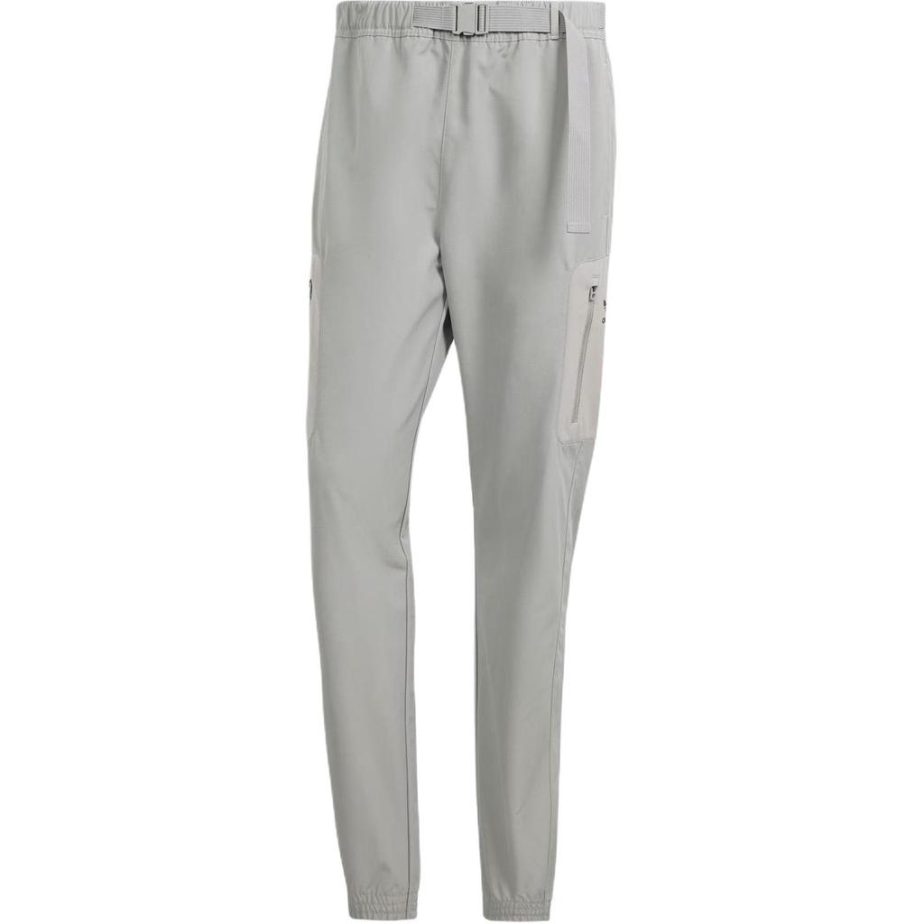 Adidas Originals Utility Cargo Pants Knitted Sweatpants Men's Pure Quality Gray IR9437