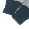 Dior 213MG01AT481 Bicolor CD Logo Gloves Accessories Gloves Wool gray/Black