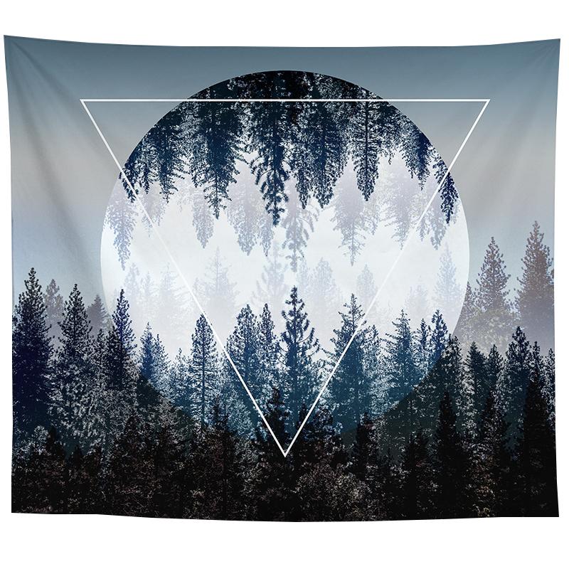

Настенный гобелен, психоделический природный горный морской пейзаж, туман, лесной пейзаж, гобелен с принтом, гостиная, спальня, домашний декор 230x180cm