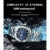 Top Brand Steel Belt Calendar Fashion Men's Watch Luminous Waterproof Fashion Watch
