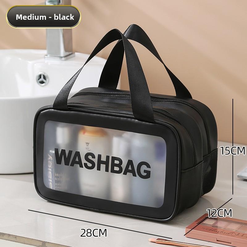 1PC Portable Cosmetic Waterproof Bag Large Capacity Dust Proof Make Up Storage Handbags Fashion Transparent Travel Bags
