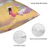 Pillow Cover B-Bee And P-Puppycat  Morden Pillow Case For Sofa Bedroom Home Decor Pillowcases