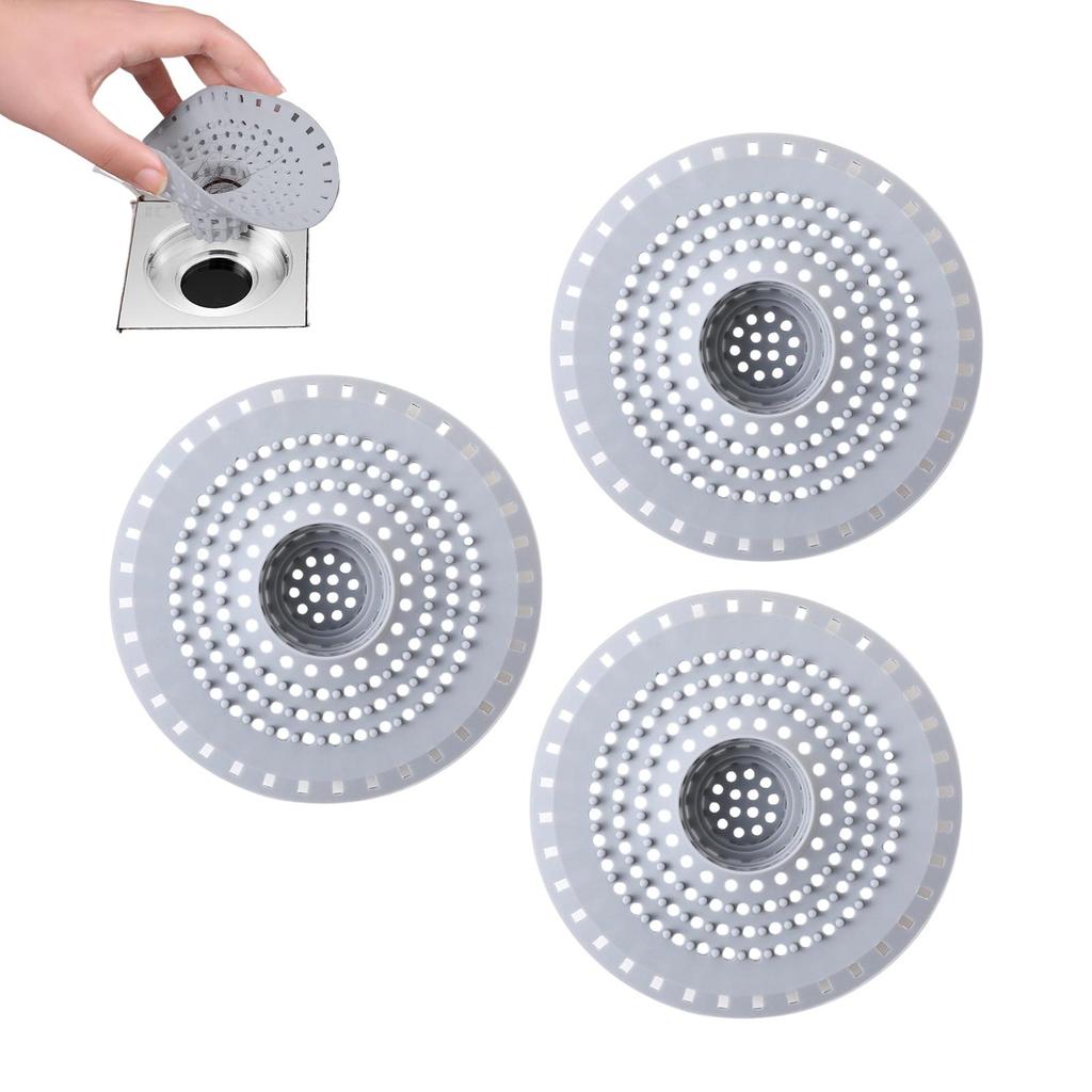 Shower Drain Plug Hair Catcher Stopper Kitchen Sink Strainer Sewer Silicone Bathroom Floor Bathtub Water Filter Home Accessories