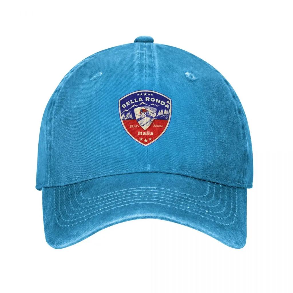 Sella Ronda Italy Skiing Ski Mountains Skier Dolomiti Baseball Cap fishing caps Unisex Icon New Hat Womens Hats  Unisexs