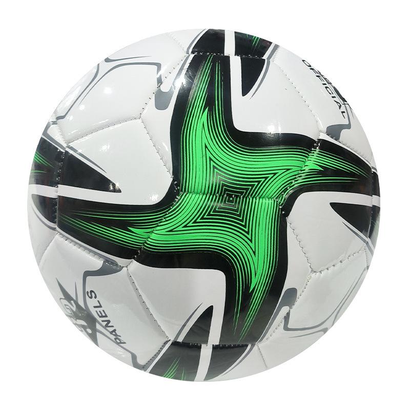 Size 5 PVC/PU Machine-Sewn Football for Adults and Students - Ideal for Competition and Training