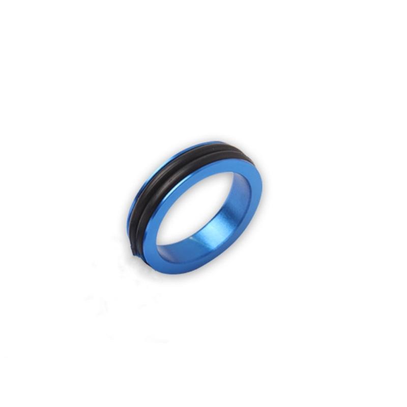 

Fishing Line Knot Puller Assist Tool Compacts Fishing Line Management Rings Aluminum Alloys Fishing Line Pulling Rings size 2 синій