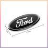 11.5x4.5cm Rear Trunk Emblem Sticker for Ford Ranger Escape Mondeo Fusion Fiesta Kuga Edge Focus Mustang Car Logo Badge Accessories