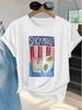 New Summer Single-piece Plus-size Short-sleeve T-shirt Top, SPICY MARG Printed Round-neck Clothing, Suitable for Spring,