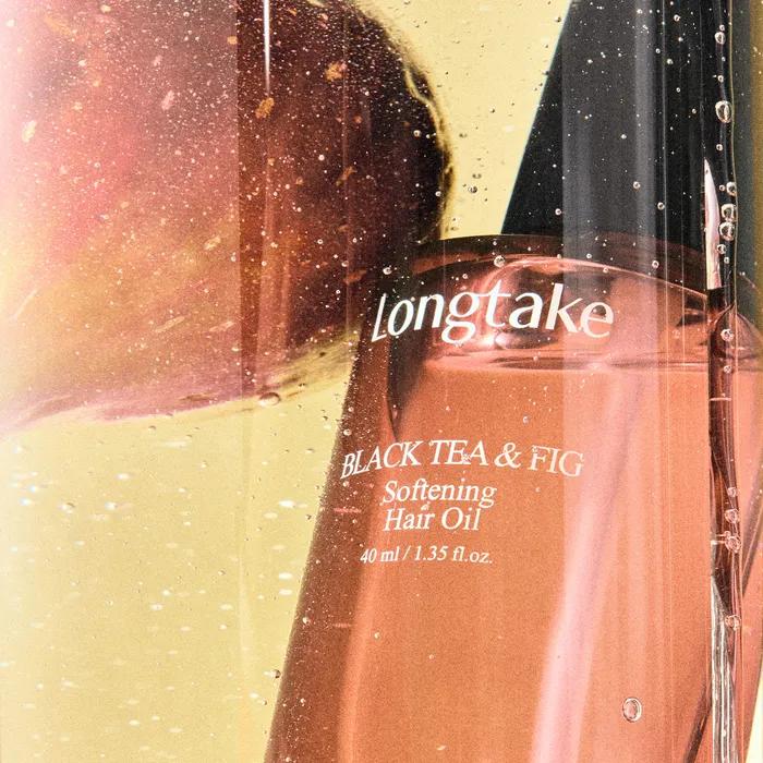 Longtake Black Tea & Pig Softening Hair Oil 40ml