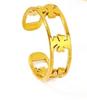 Wholesale High End Waterproof Three-dimensional M Letter Hollow Stainless Steel Finger Ring Trendy for Women Personalize Jewelry