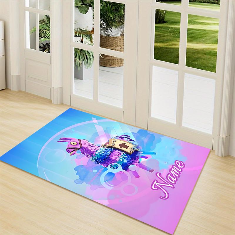 Custom Name "Fantasy Angel Journey" Carpet Rug Customizable Soft Washable Anti-Slip Home Living Room Sofa Mats Personalized Rug. 090999