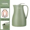 TOMIC 1L Home Vacuum Insulated Glass Liner Thermos