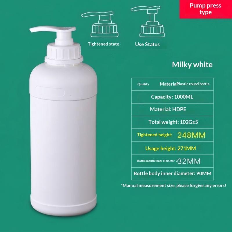 Laundry Detergent Bottle 250Ml-2L Disinfectant Water Hand Washing Hydraulic Pump Dispenser Empty Plastic Hdpe Lotion Container