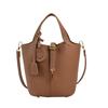 Niche Lychee Pattern Bag 2026 New Handbag Shopping Basket Female Bag Bucket Bag Simple Mother Bag Crossbody Bag