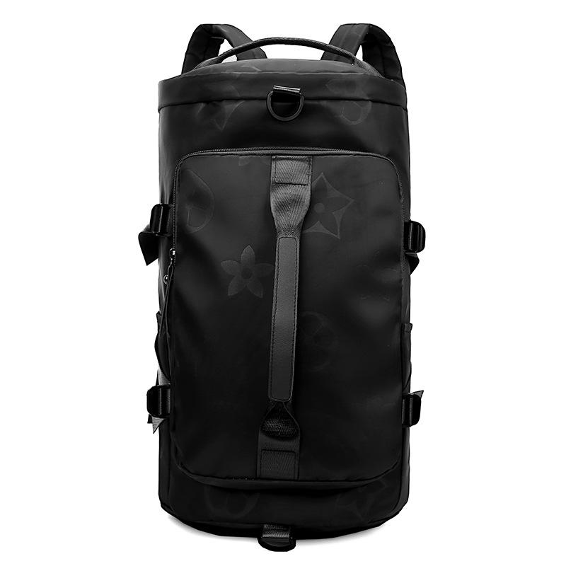 Street Trend Fitness Bag with Shoe Compartment Large Capacity Out Messenger Sports Handbag Travel Bag