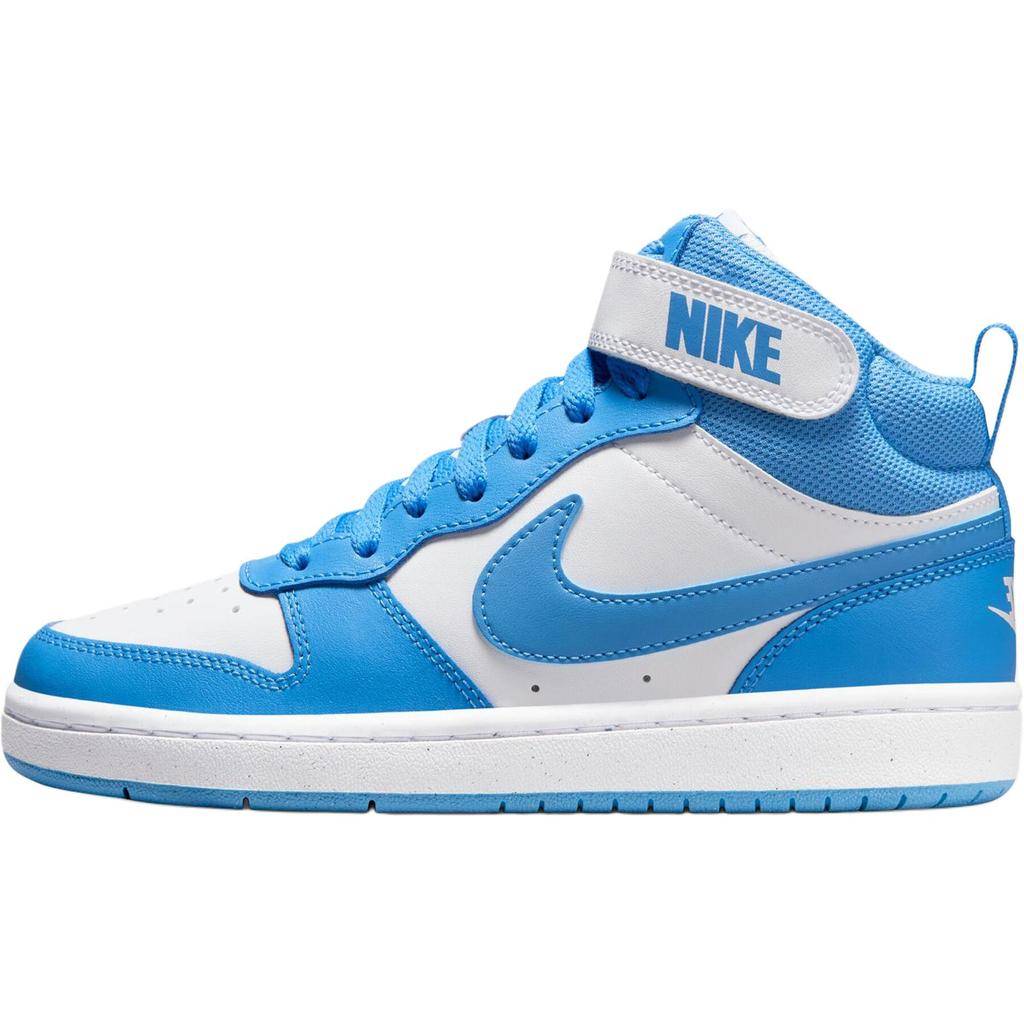 Nike Court Borough Mid 2 GS White Blue Beyond Kids Sneakers CD7782-123
