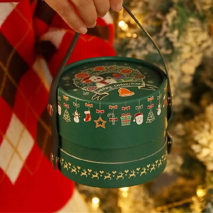 Multipurpose Christmas Party Favors Box Paper Gift Holders Designed For Candy Storage And Festival Gift Exchanges