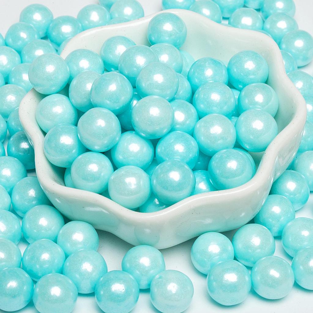 Decorações de Bolo de Pérolas de Açúcar Brancas, Douradas e Prateadas - Bolinhas Redondas para Confeitaria, Sorvete e Panificação - Pérolas de Açúcar Coloridas Mistas em Forma de Agulha.