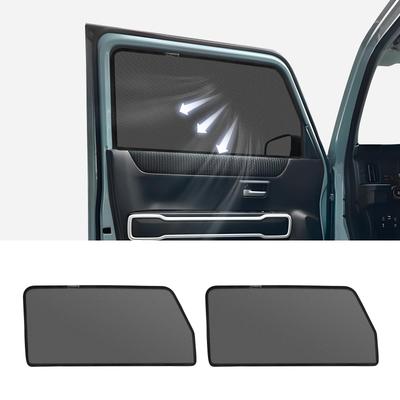 Suzuki Hustler Exclusive Mesh Sunshade Side Blackout Sun UV Magnetic Sun Insect and Ventilation for Driver and Passenger Custom 2 Japanese Instruction