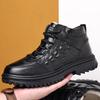 Men's Winter Boots Winter Ankle Boots Wool Snow Boots Men Cotton Shoes High Top Suede Leather Shoes Men's Shoes Large Size 47 48