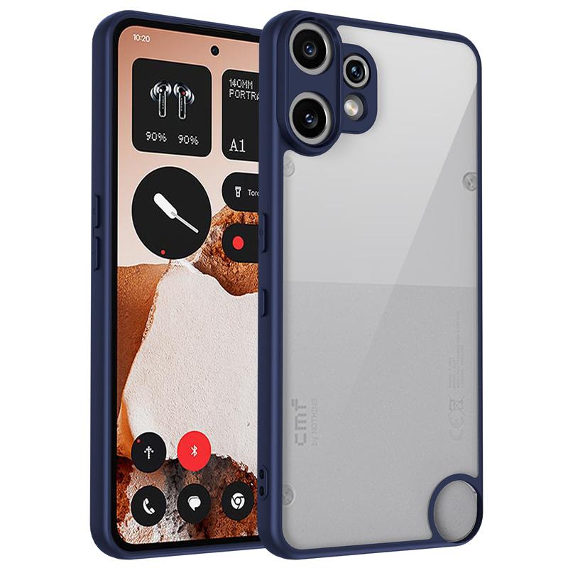 Nothing CMF Phone 2 Pro A001 Case Plating Silicone Bumper Shockproof Clear Back Cover Hard Phone Case for Nothing CMF Phone2 Pro