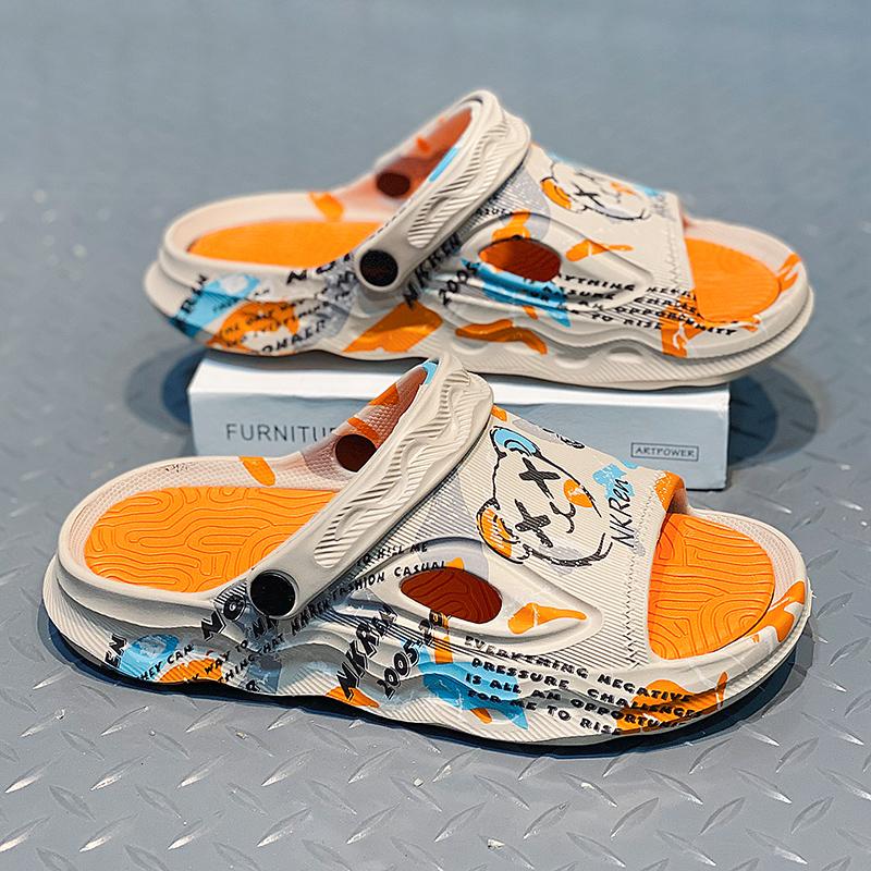 Slippers Men's Summer Wear Non-slip Deodorant Stepping On Shit Sandals Driving Dual-purpose Outdoor Sports Leisure Beach Sandals