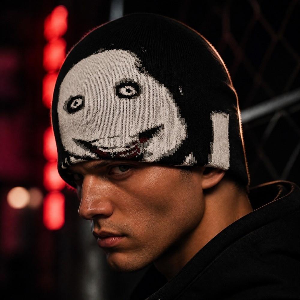 Jacquard Craft Skull Cap Warm Pull On Cap Holiday Gift Slouch Hat  Daily Outdoor Wear