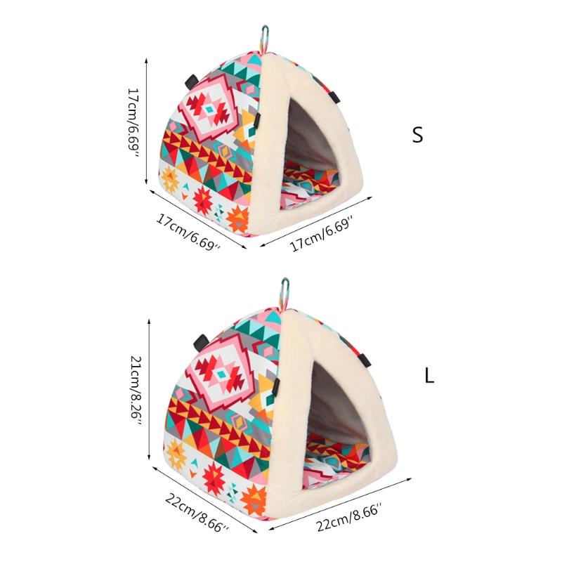 Hamster Warm House Pet Nest Hammock Bed for Small Animals Cage Accessories for Guinea Pig Sugar Glider Ferret Golden Bear