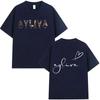 La T-shirt grafica Ayliva Tour 2025 per Uomo e Donna, T-shirt Estiva Oversize Retro di Alta Qualità con Stampa 100% Cotone Puro