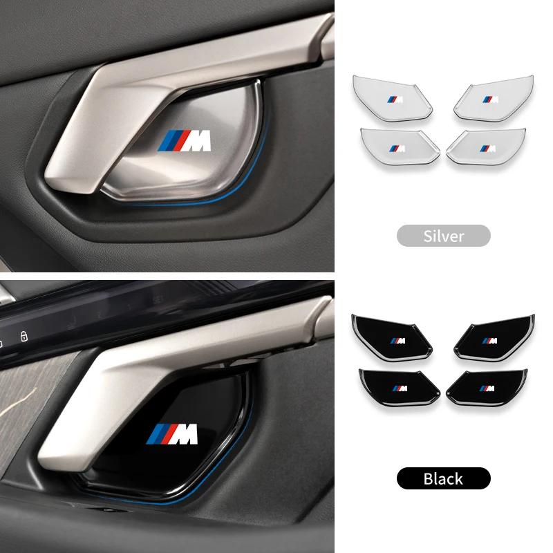 BAAK1 New 2025 For BMW 5 Series G60 2024 Car Interior Door Bowl Decorative Plate Door Handle Puller Protection Sticker Car Accessories